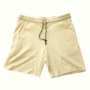 NWT San Francisco Pale Yellow Fleece Shorts Size XL